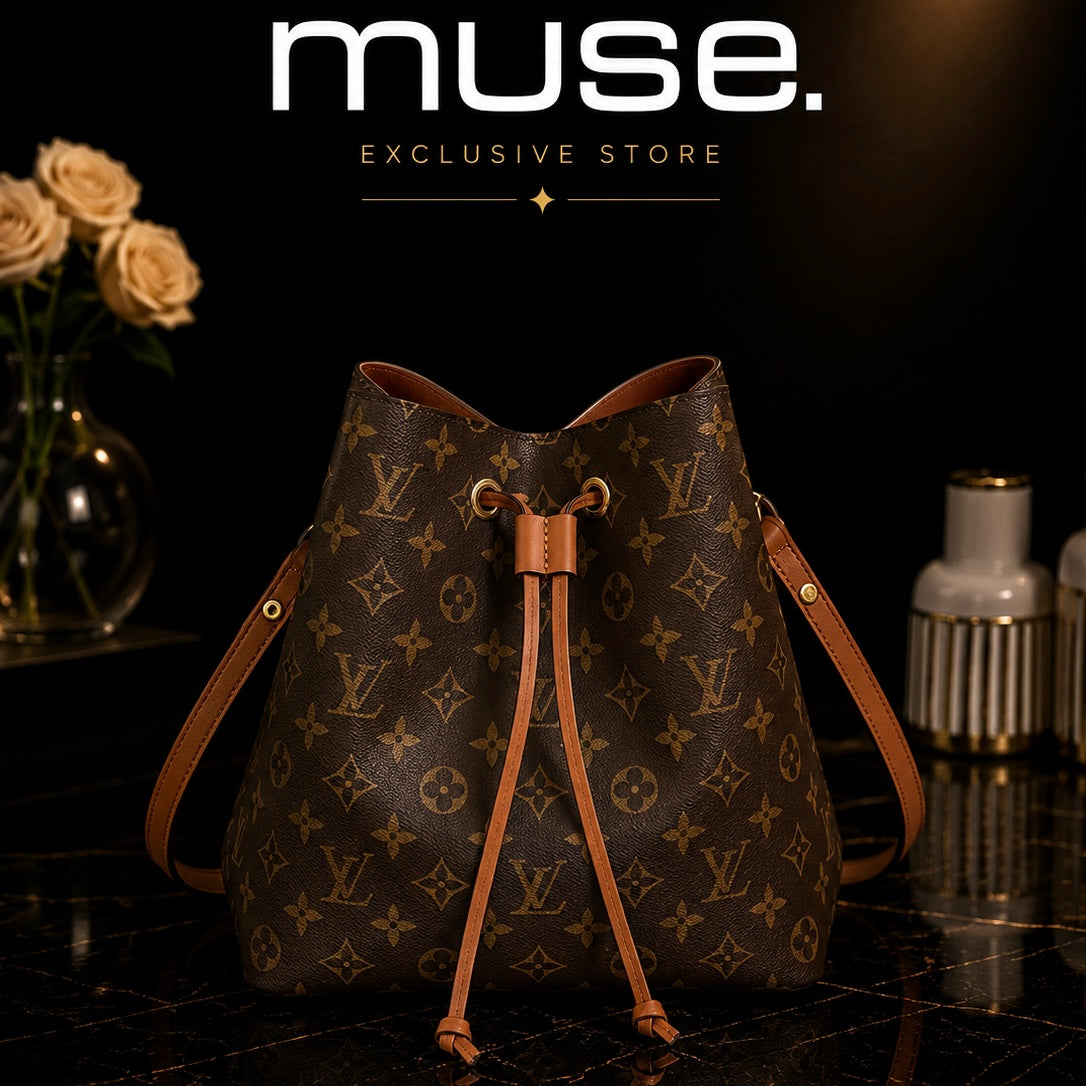 BORSA A SECCHIELLO LV MARRONE