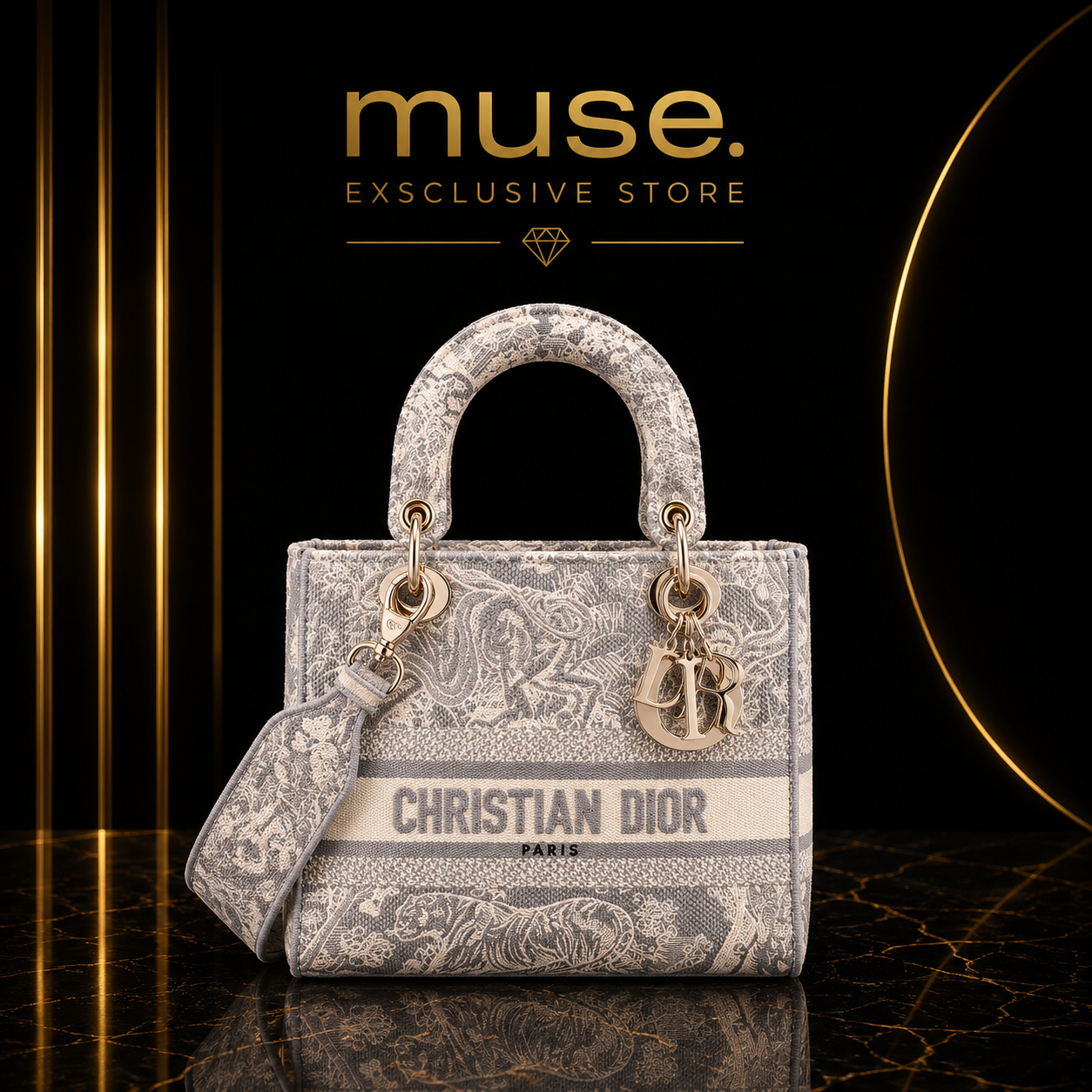 BORSA LADY GRIGIA