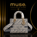 BORSA LADY JACQUARD GRIGIA