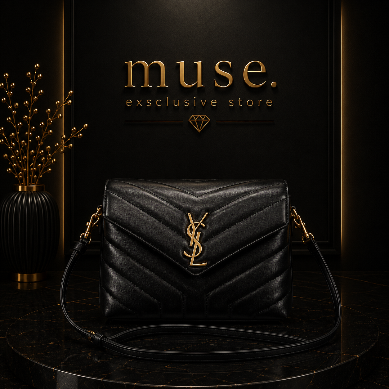BORSA YSL DETTAGLI ORO