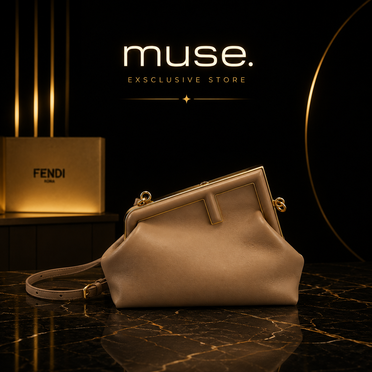 BORSA FIRST FF BEIGE