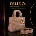 BORSA LADY JACQUARD ROSA