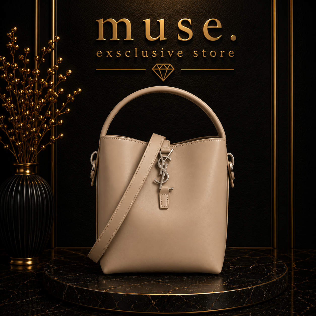 BORSA A SECCHIELLO YSL