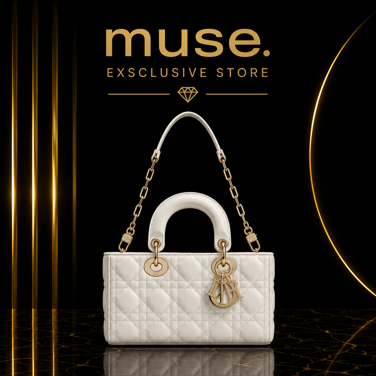 BORSA LADY PICCOLA BIANCA