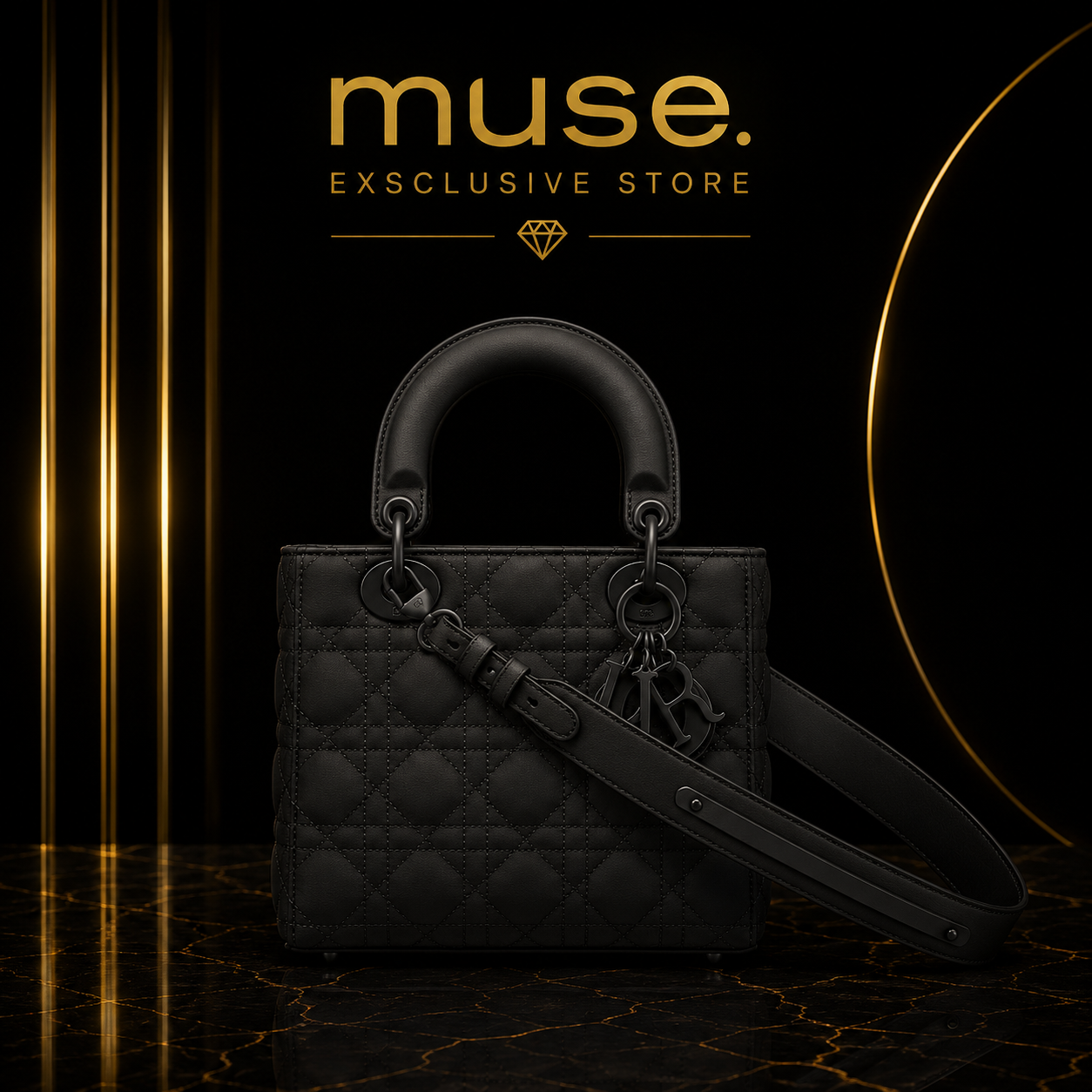 BORSA LADY TOTAL BLACK