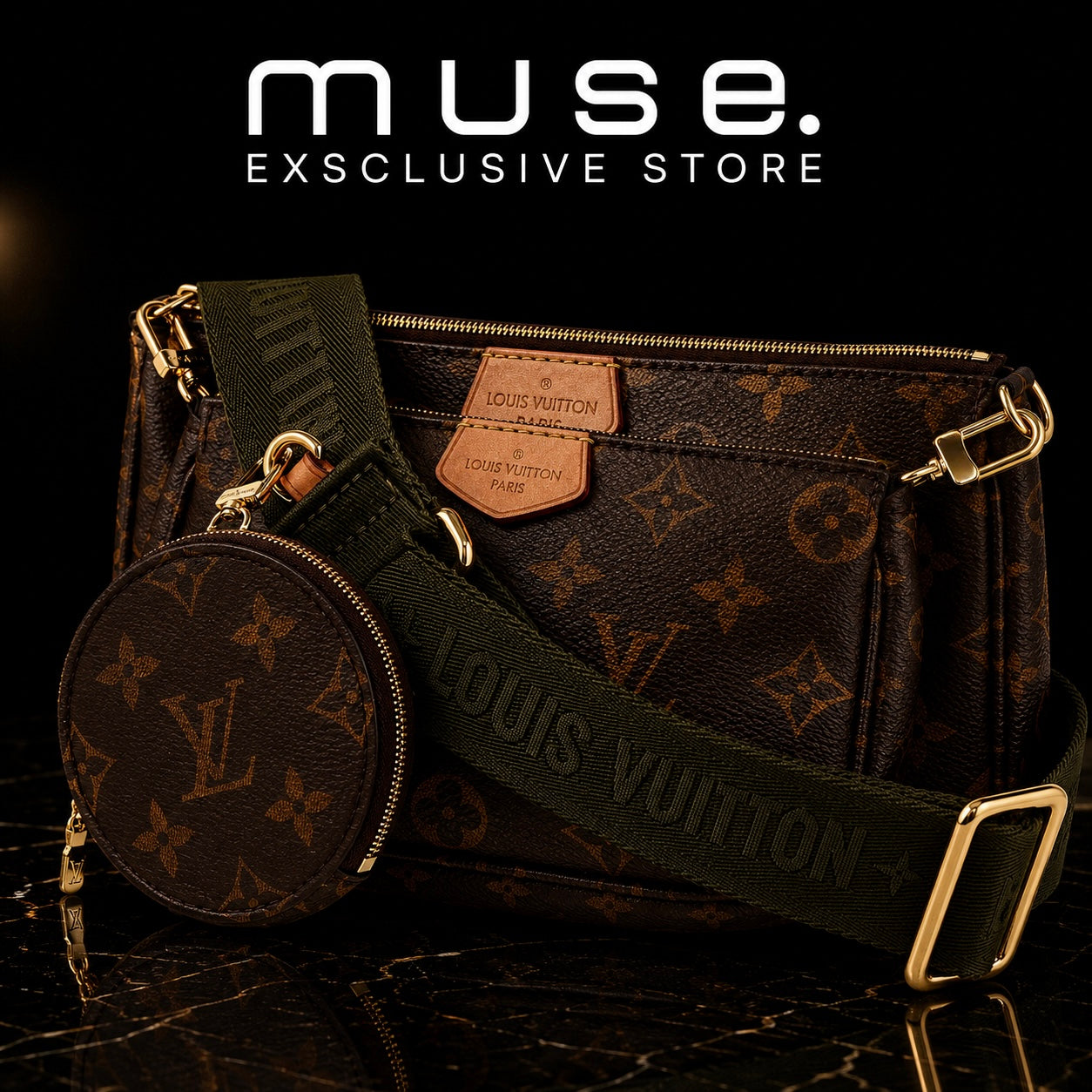 MULTI POCHETTE LUIVI VERDE