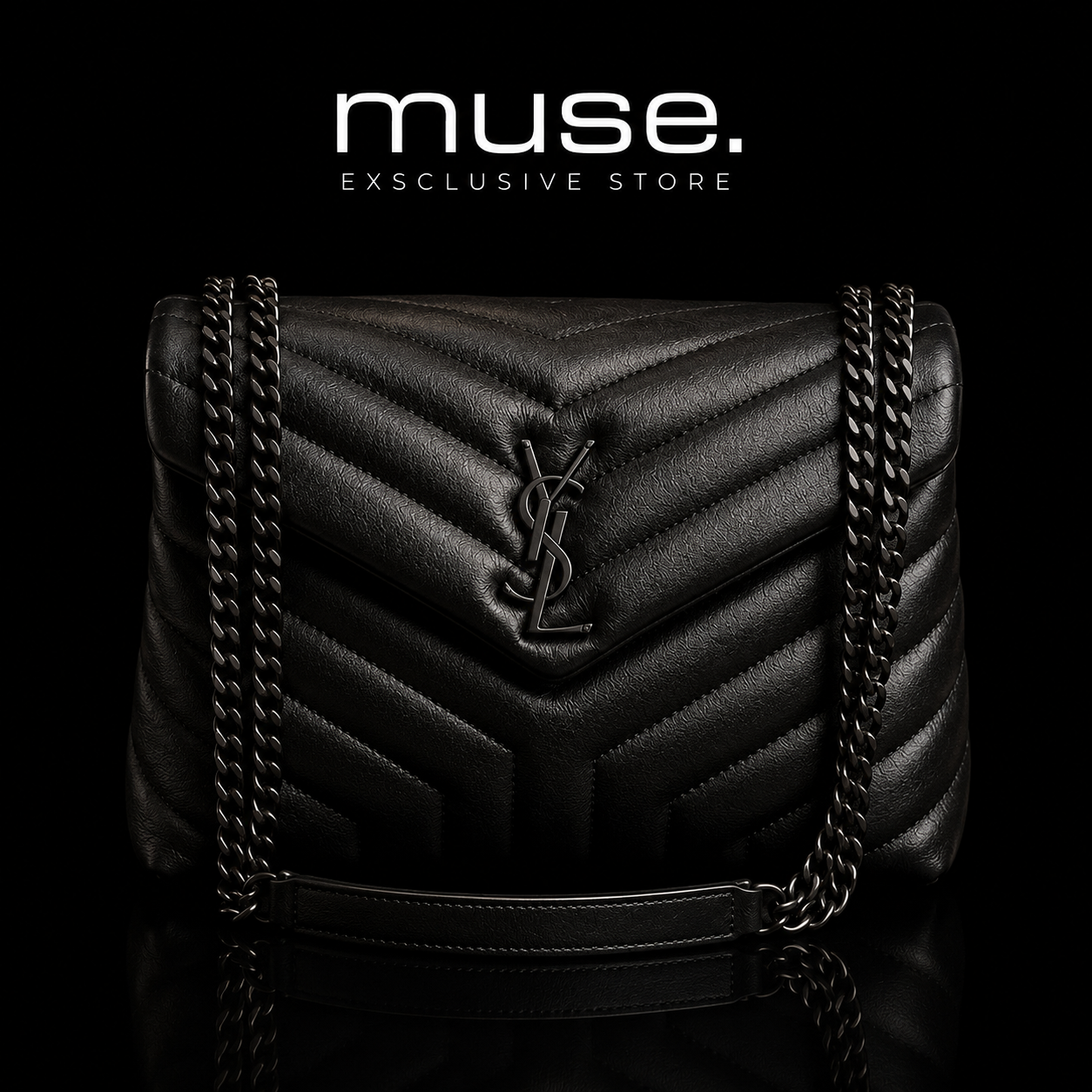 BORSA YSL SMALL TOTAL BLACK