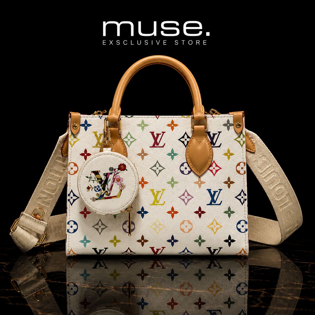 BORSA LV MONOGRAM MULTICOLORE