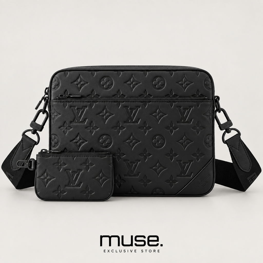 Borsa Trio a tracolla nera