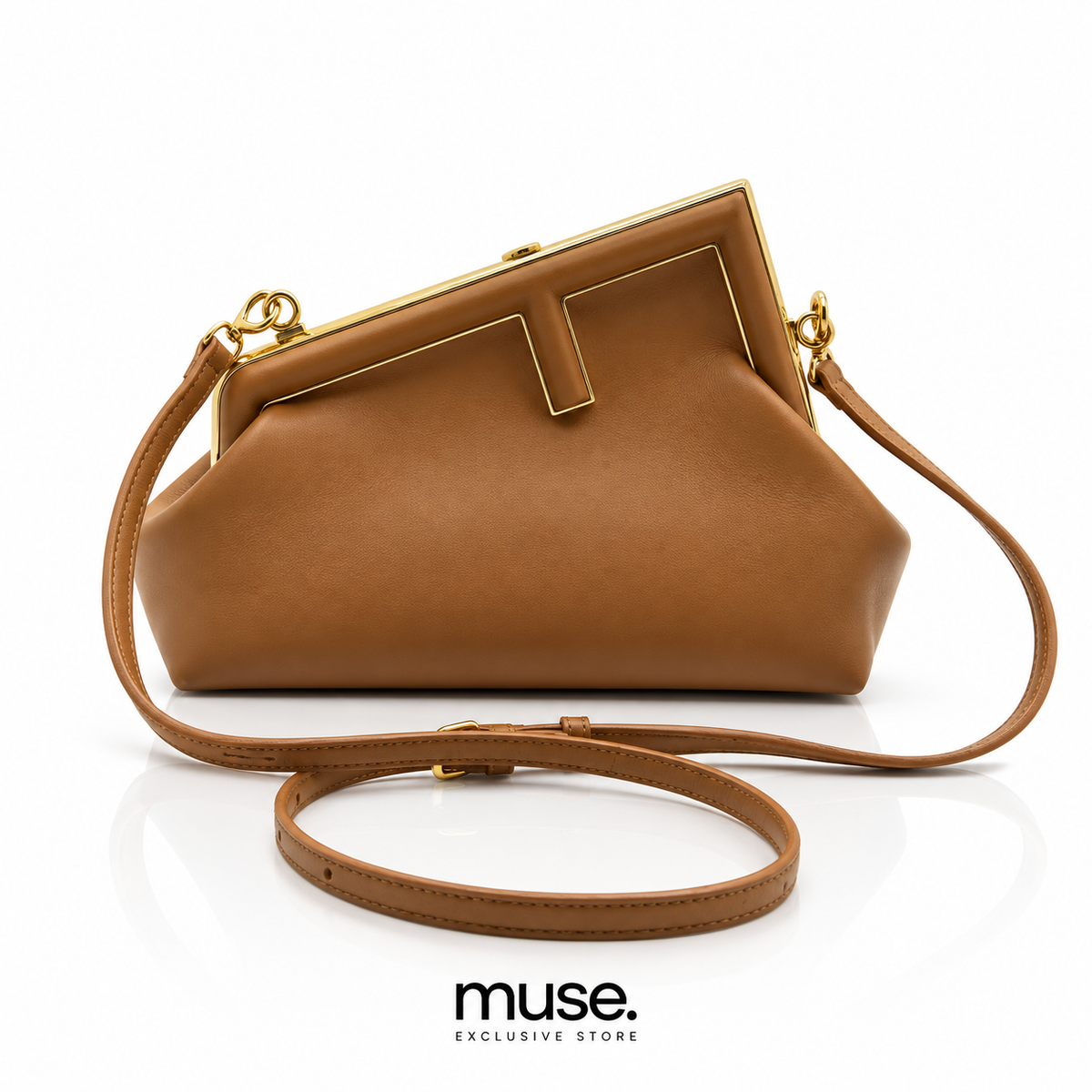 Borsa first marrone