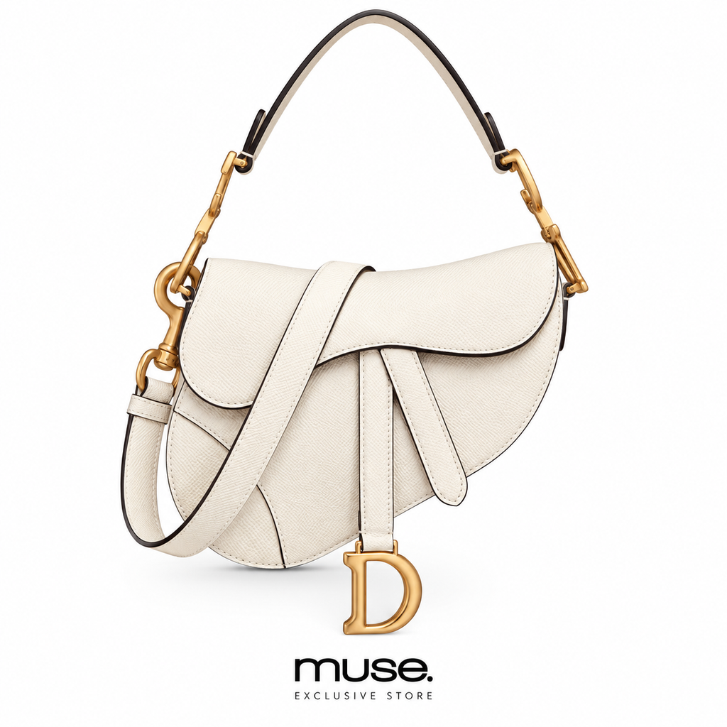 Borsa saddy bianca