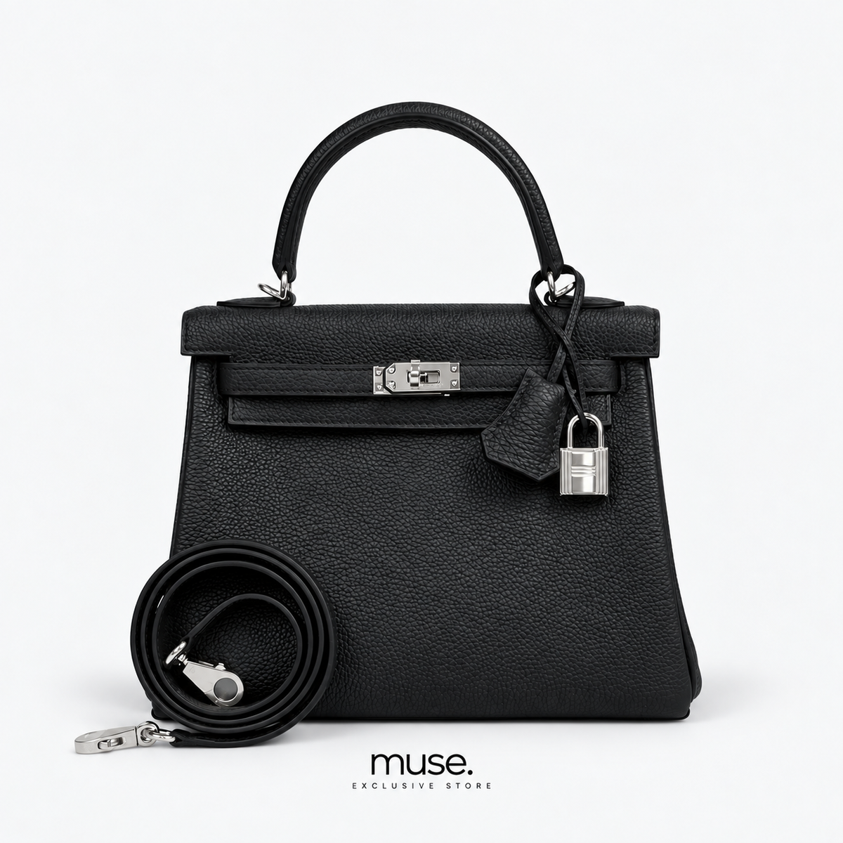 Borsa kelly argento 20/25/28cm
