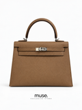 Borsa kelly marrone 20/25/28cm