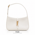 Borsa hobo bianca 23cm