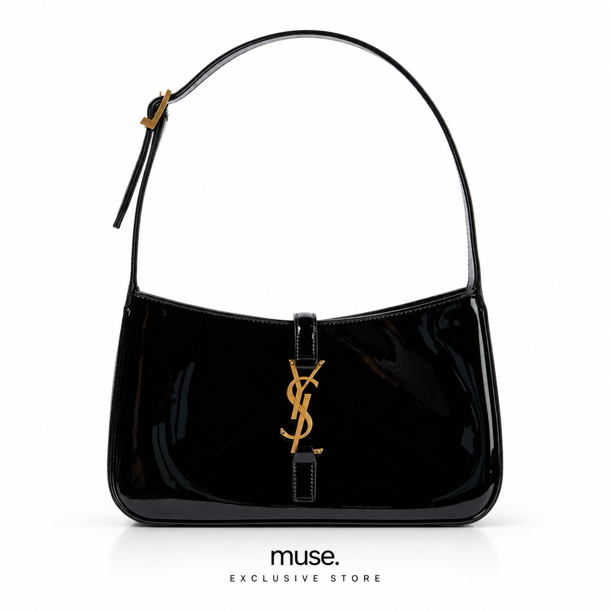 Borsa hobo vernice 23cm