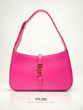 Borsa hobo fucsia 23cm