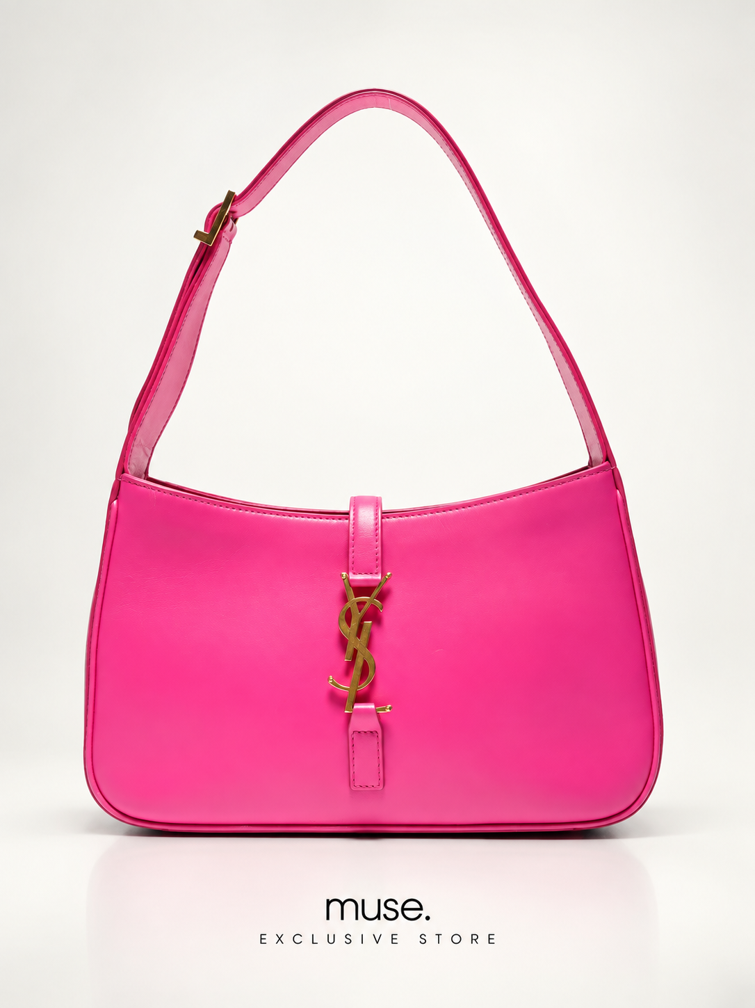 Borsa hobo fucsia 23cm