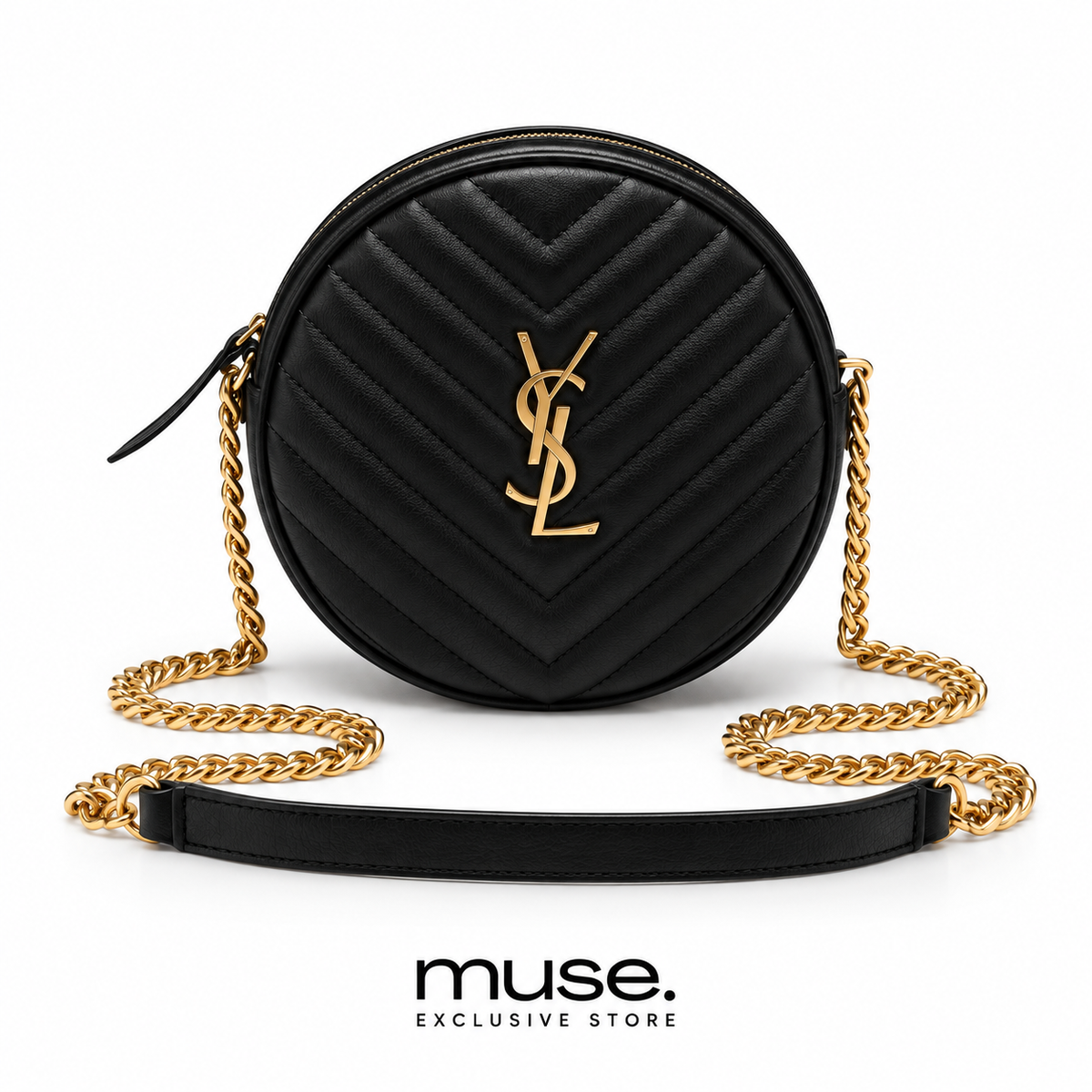 Borsa laury round nera oro