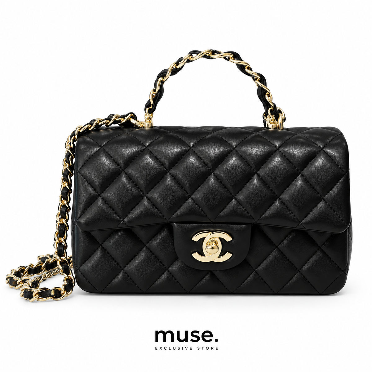 Borsa chany nera 20cm
