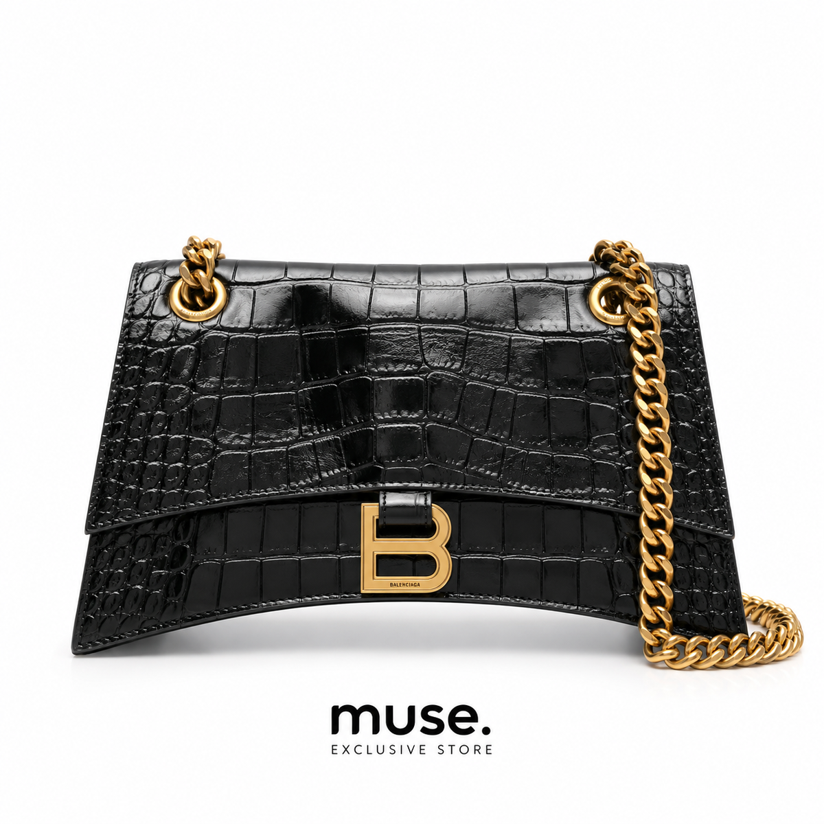 Borsa bale croc oro