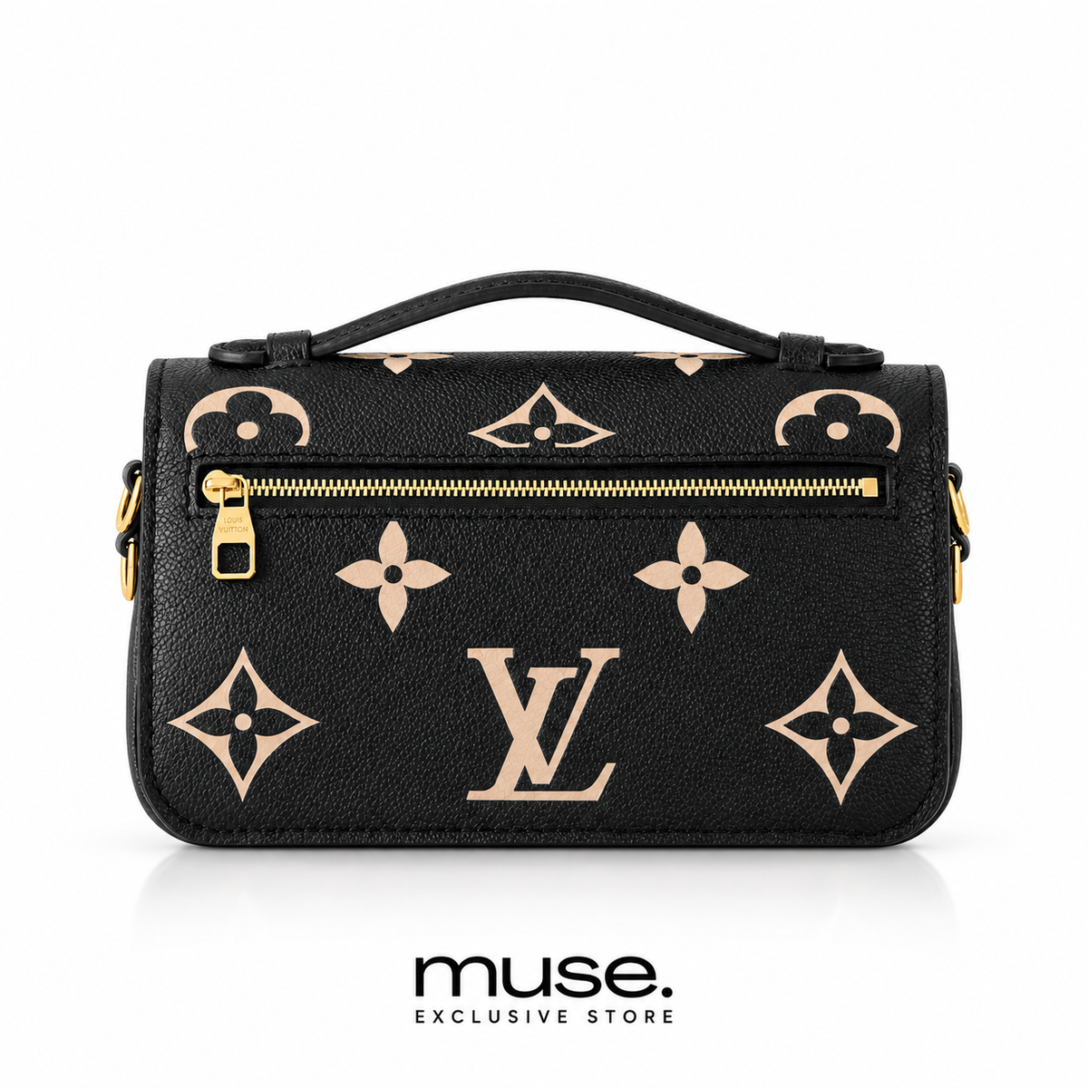 Borsa mety mini nera bicolore