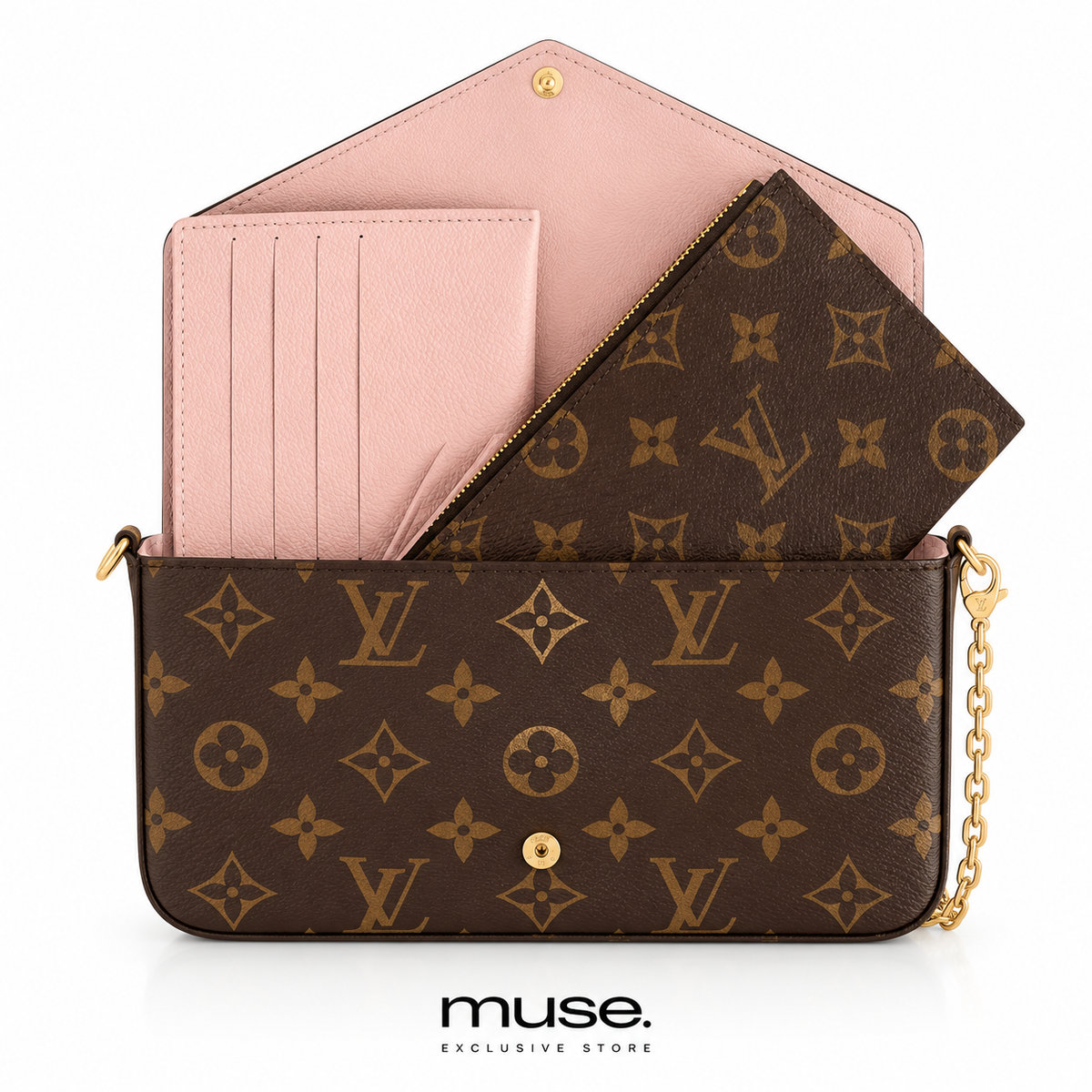 Pochette fely rosa
