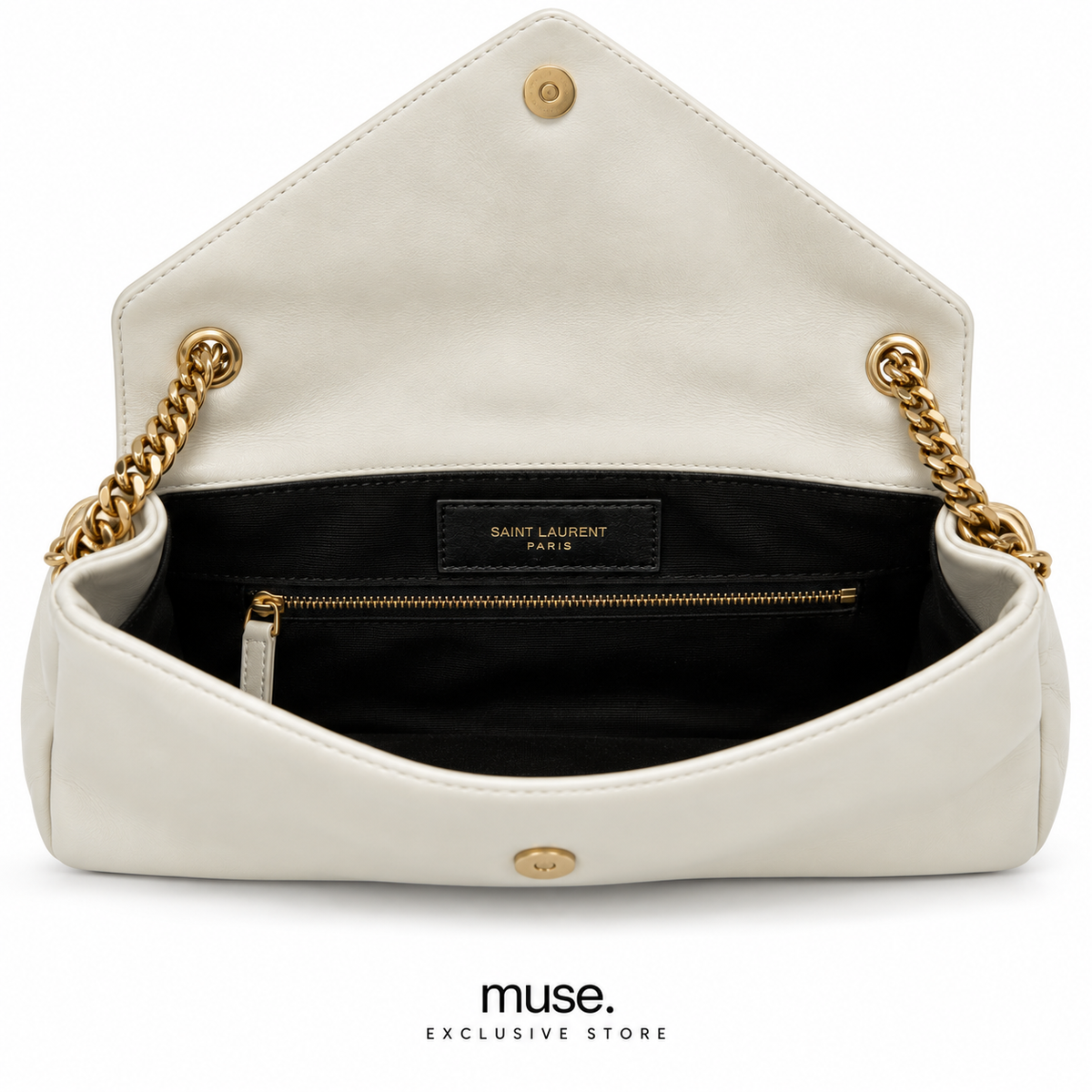 Borsa caly bianca 28cm