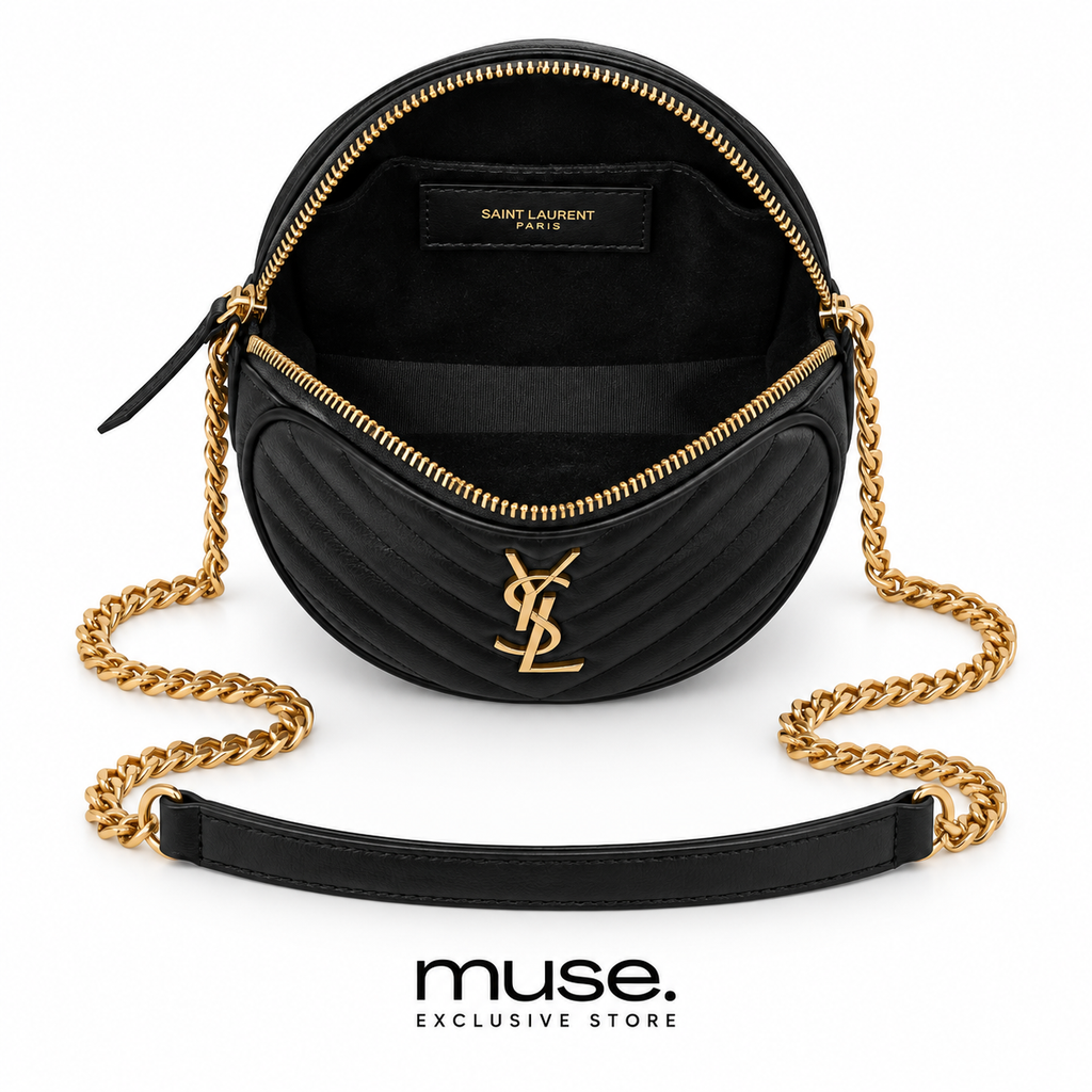 Borsa laury round nera oro