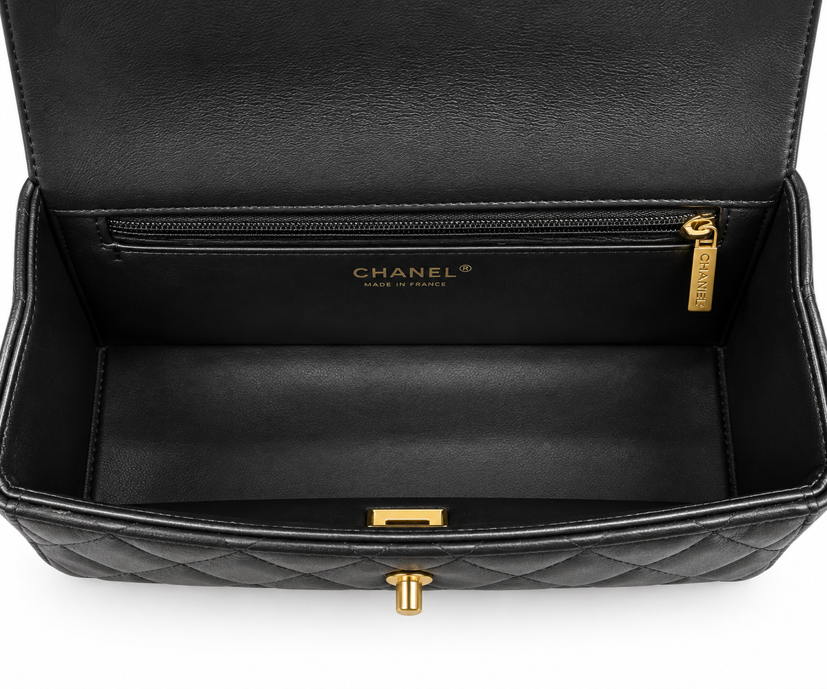 Borsa chany nera 20cm