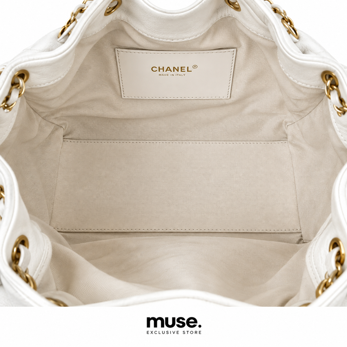 Borsa chany 25 bianca